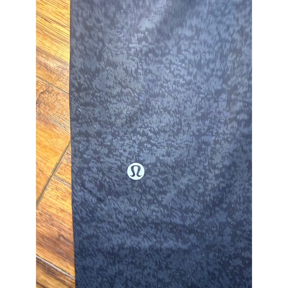 Lululemon Wunder Under High-Rise Tight 28 Dark Grey Patterned Leggings Size 10 - Picture 5 of 5